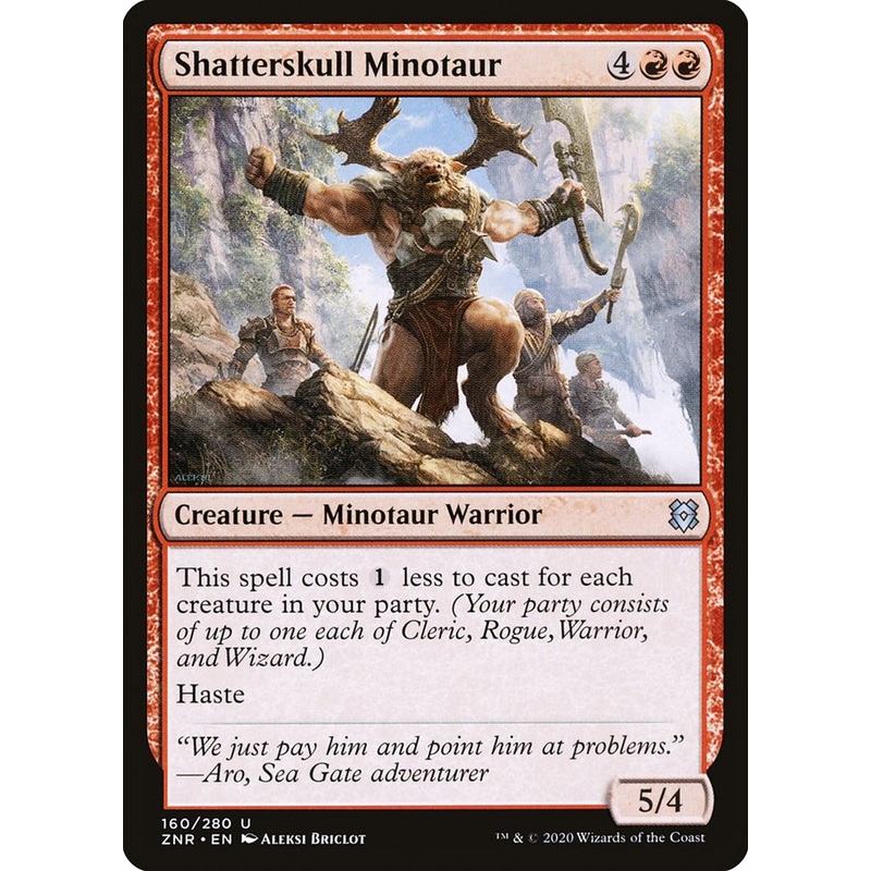 Shatterskull Minotaur [Zendikar Rising]
