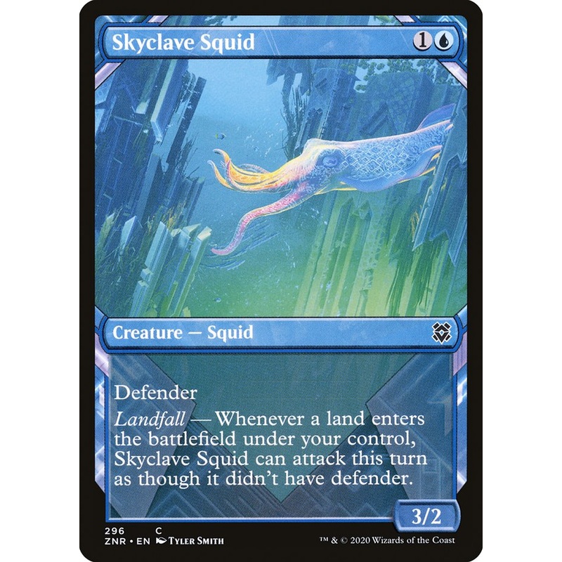 Skyclave Squid (Showcase) [Zendikar Rising]
