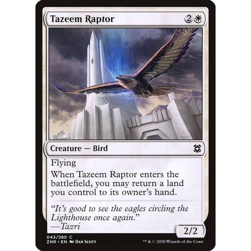 Tazeem Raptor [Zendikar Rising]