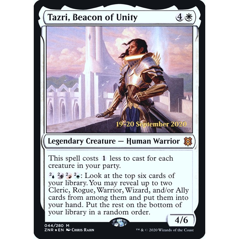 Tazri, Beacon of Unity [Zendikar Rising Prerelease Promos]