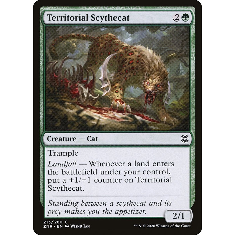 Territorial Scythecat [Zendikar Rising]