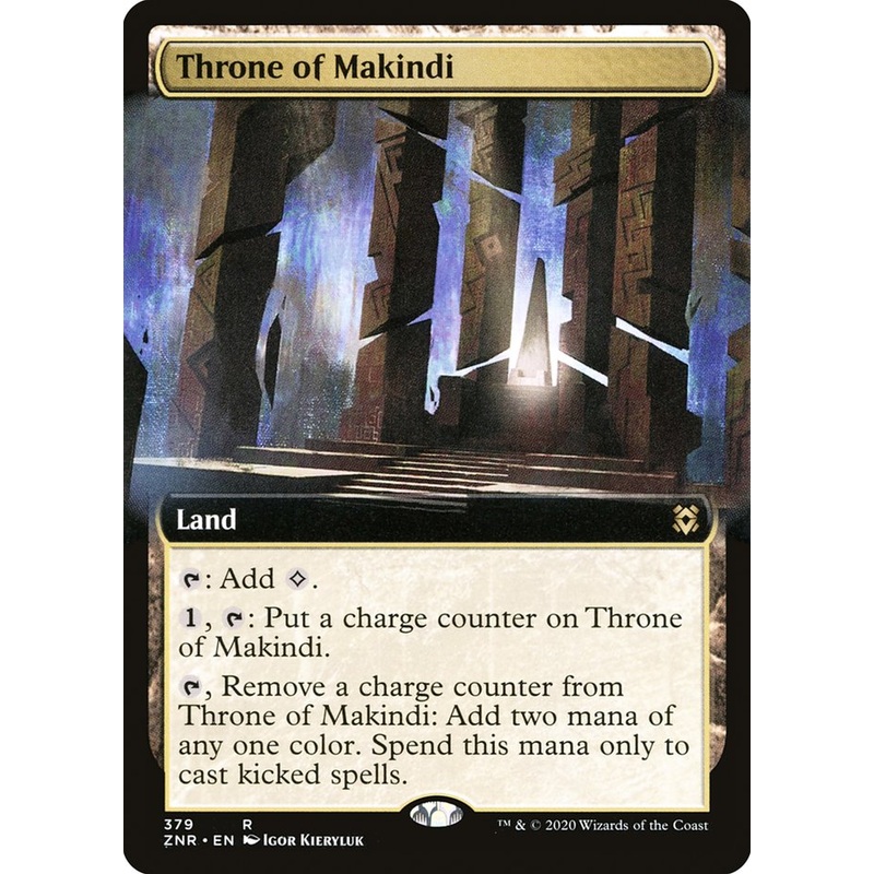 Throne of Makindi (Extended Art) [Zendikar Rising]