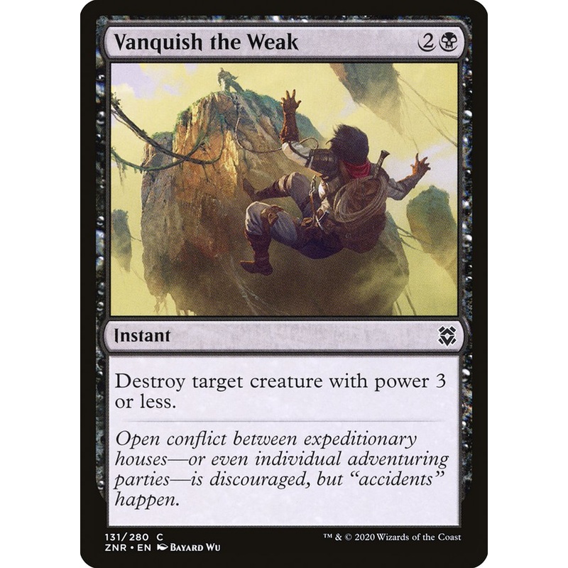 Vanquish the Weak [Zendikar Rising]
