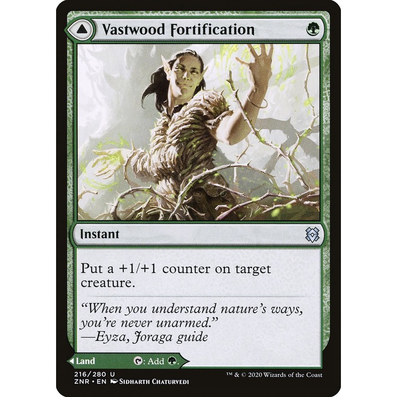 Vastwood Fortification // Vastwood Thicket [Zendikar Rising]