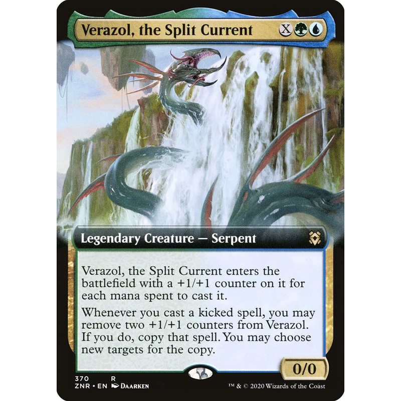 Verazol, the Split Current (Extended Art) [Zendikar Rising]