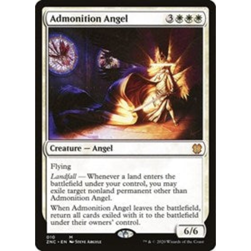 Admonition Angel [Zendikar Rising Commander]