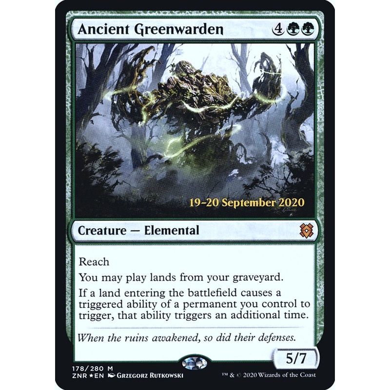 Ancient Greenwarden [Zendikar Rising Prerelease Promos]