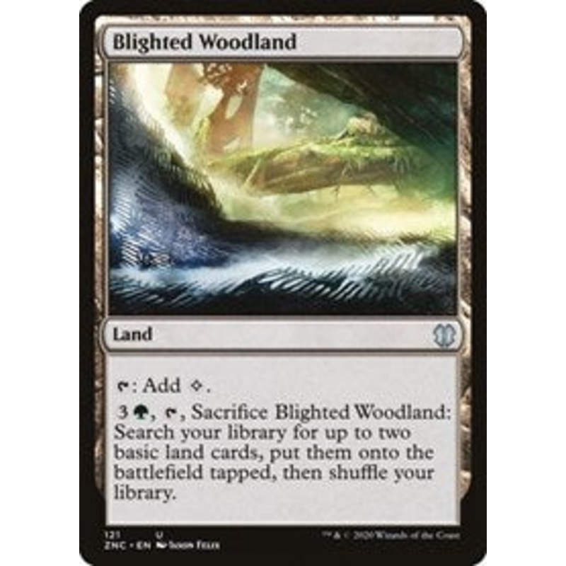 Blighted Woodland [Zendikar Rising Commander]