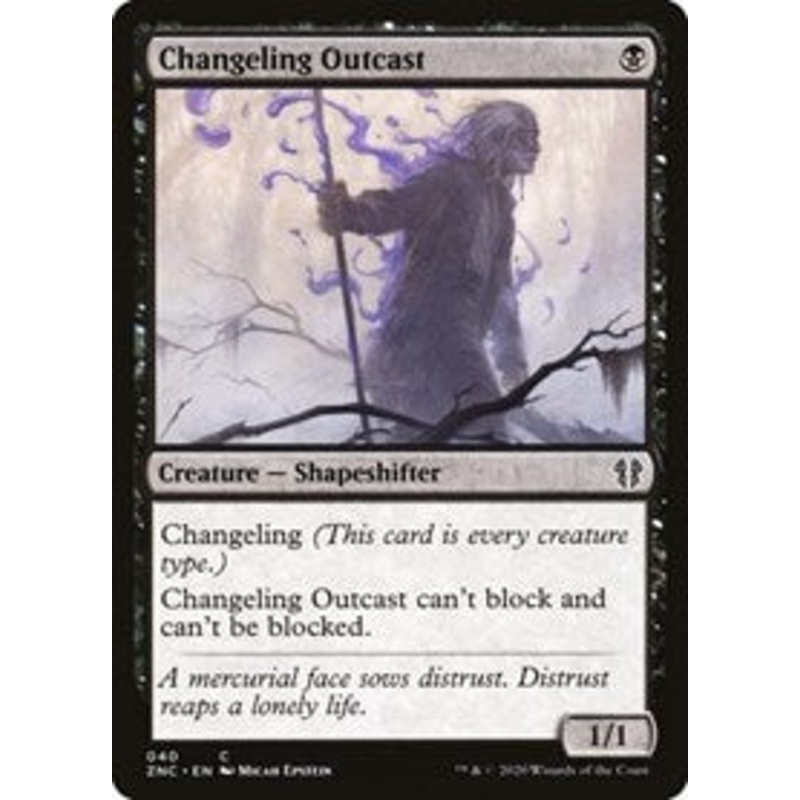 Changeling Outcast [Zendikar Rising Commander]