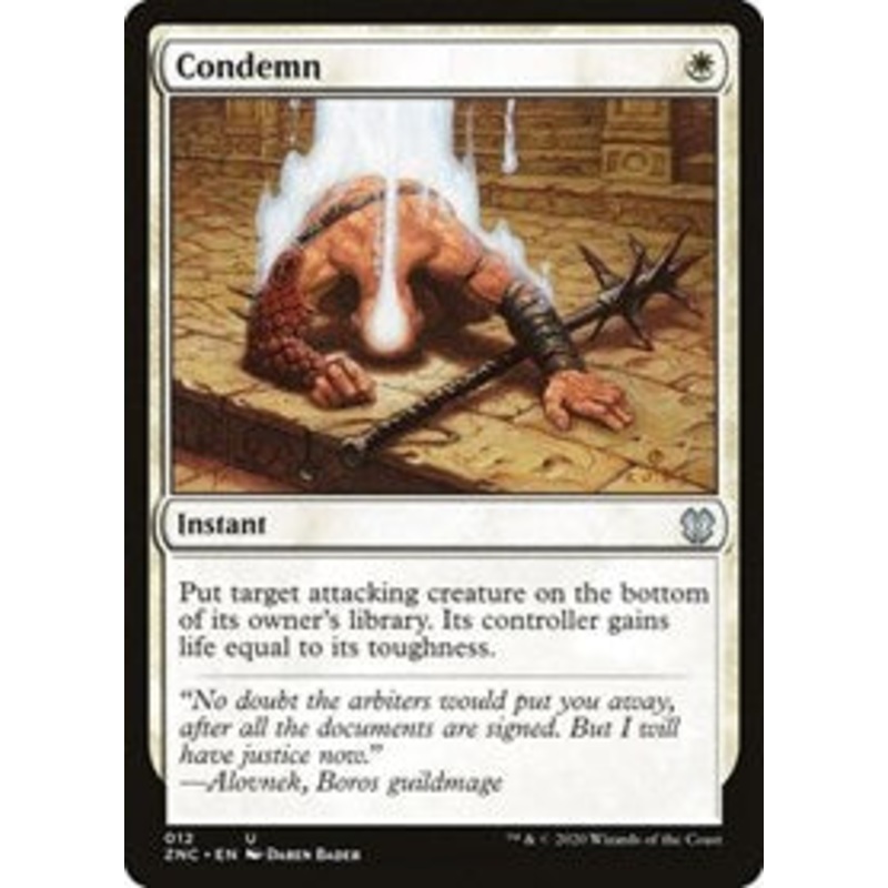 Condemn [Zendikar Rising Commander]
