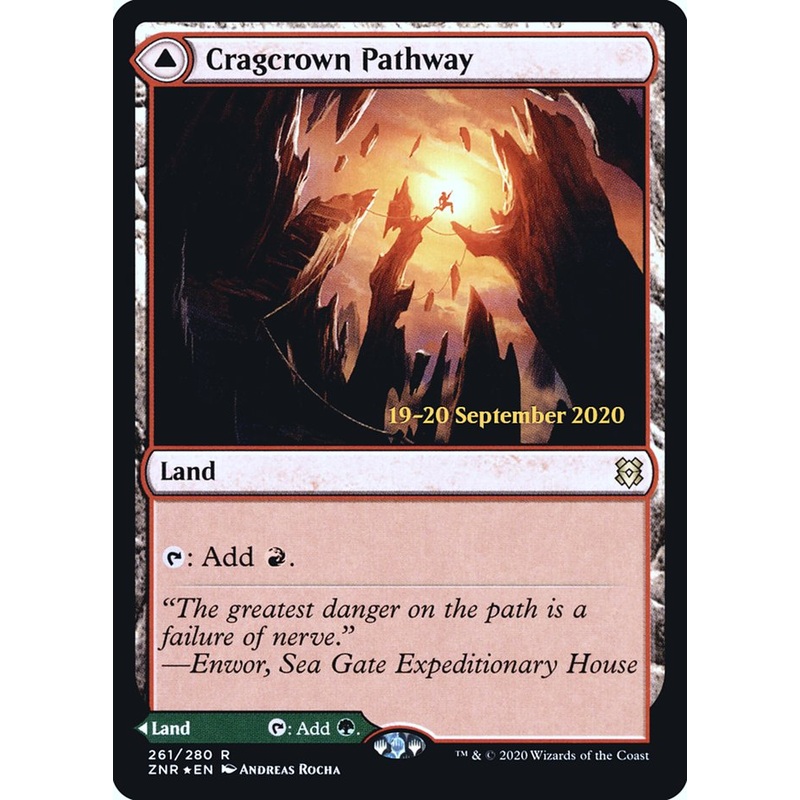 Cragcrown Pathway // Timbercrown Pathway [Zendikar Rising Prerelease Promos]