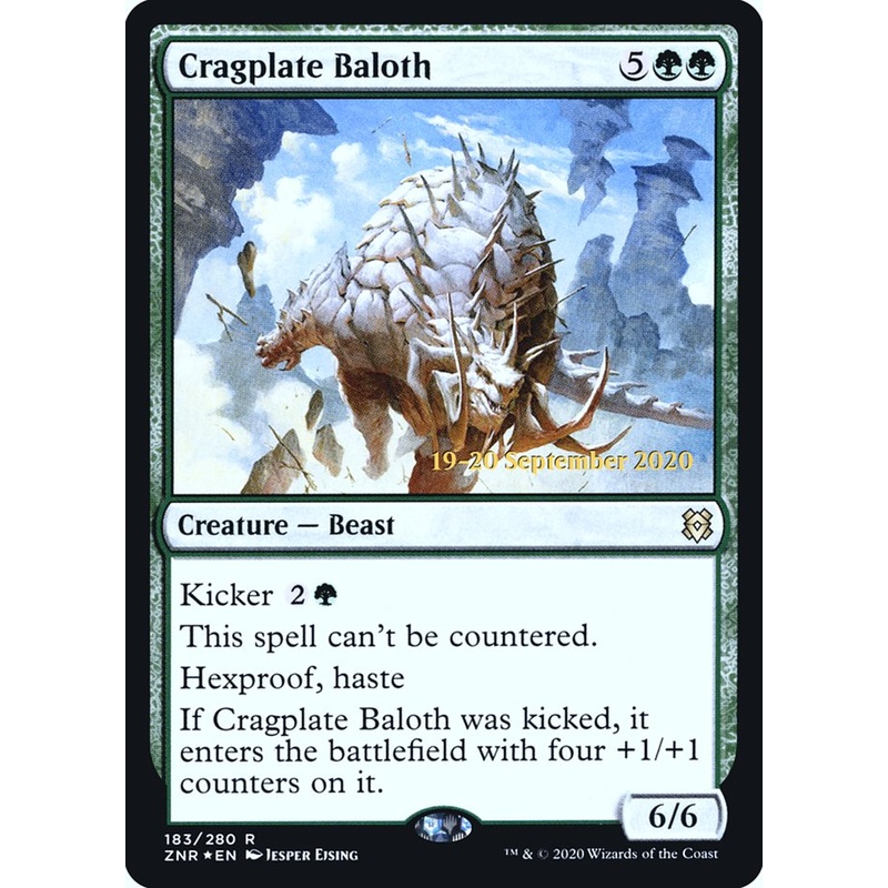 Cragplate Baloth [Zendikar Rising Prerelease Promos]