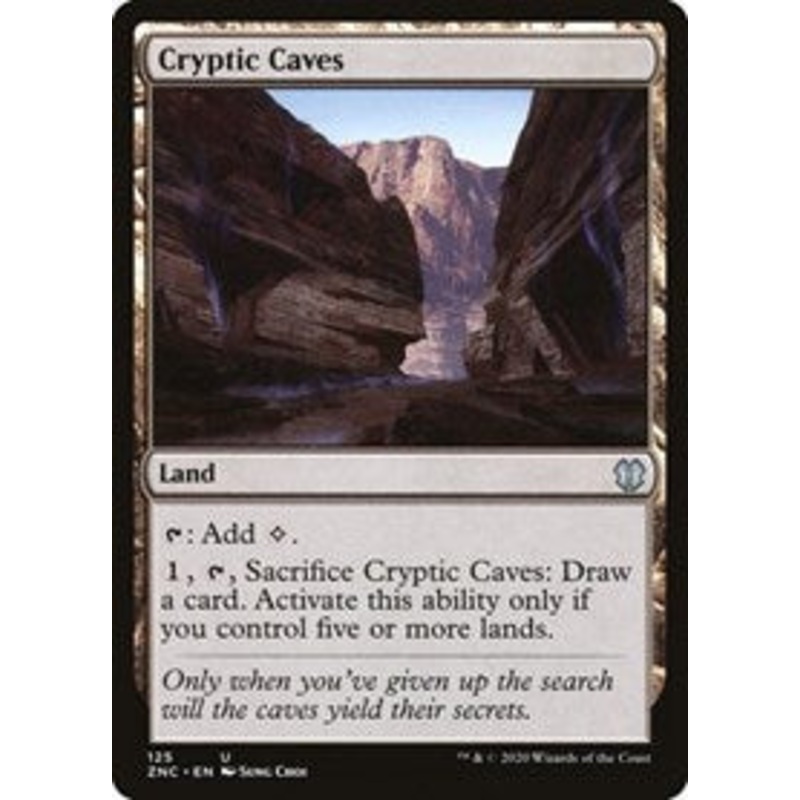 Cryptic Caves [Zendikar Rising Commander]