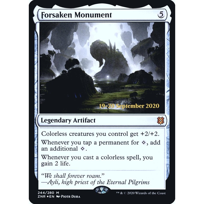 Forsaken Monument [Zendikar Rising Prerelease Promos]