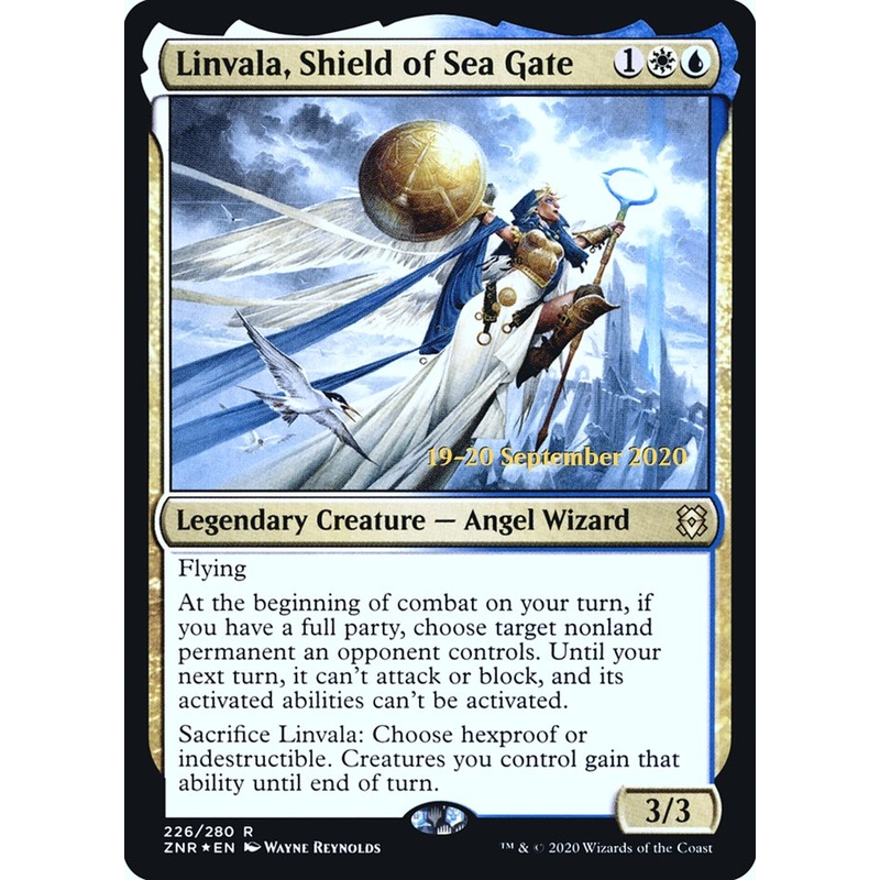Linvala, Shield of Sea Gate [Zendikar Rising Prerelease Promos]
