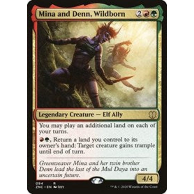 Mina and Denn, Wildborn [Zendikar Rising Commander]