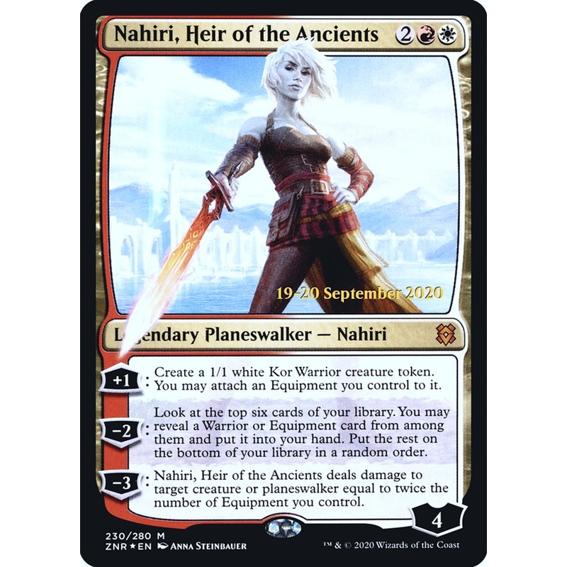Nahiri, Heir of the Ancients [Zendikar Rising Prerelease Promos]
