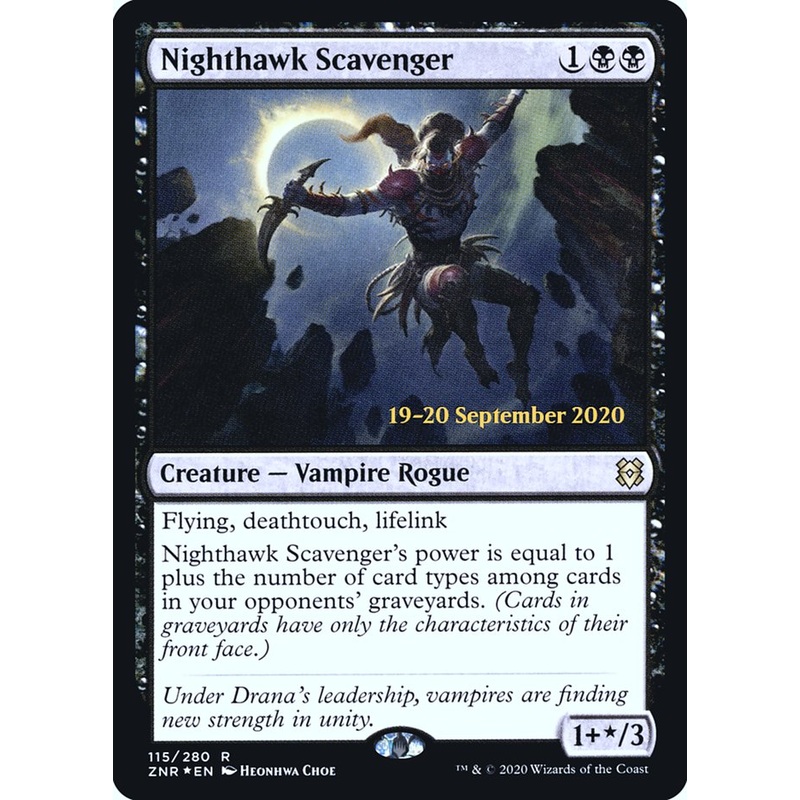 Nighthawk Scavenger [Zendikar Rising Prerelease Promos]