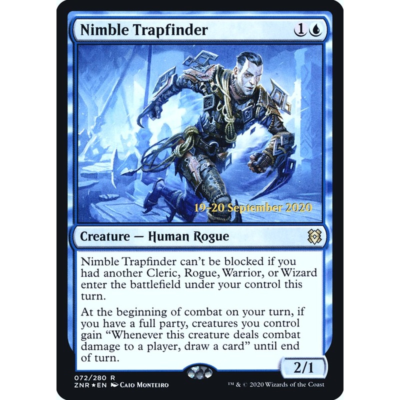 Nimble Trapfinder [Zendikar Rising Prerelease Promos]