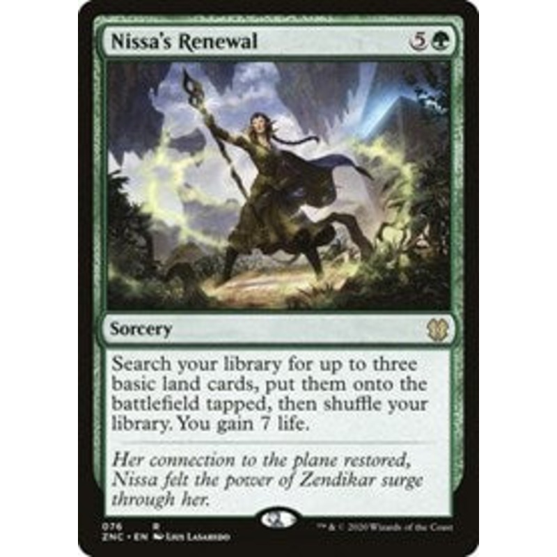 Nissa's Renewal [Zendikar Rising Commander]