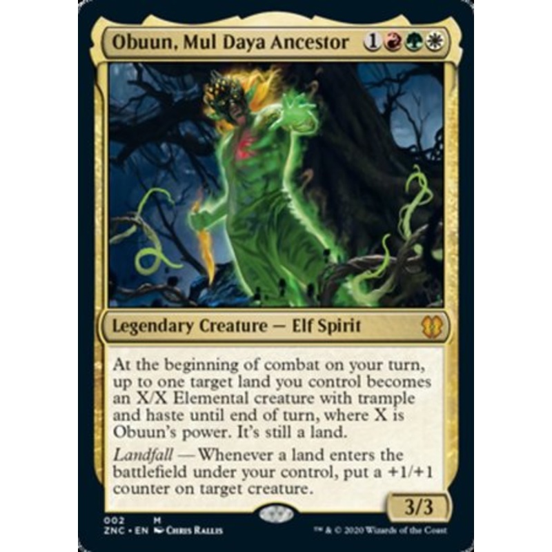 Obuun, Mul Daya Ancestor [Zendikar Rising Commander]