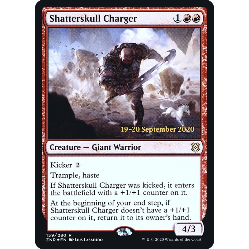 Shatterskull Charger [Zendikar Rising Prerelease Promos]