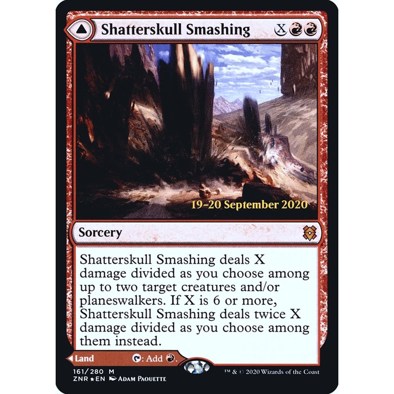 Shatterskull Smashing // Shatterskull, the Hammer Pass [Zendikar Rising Prerelease Promos]