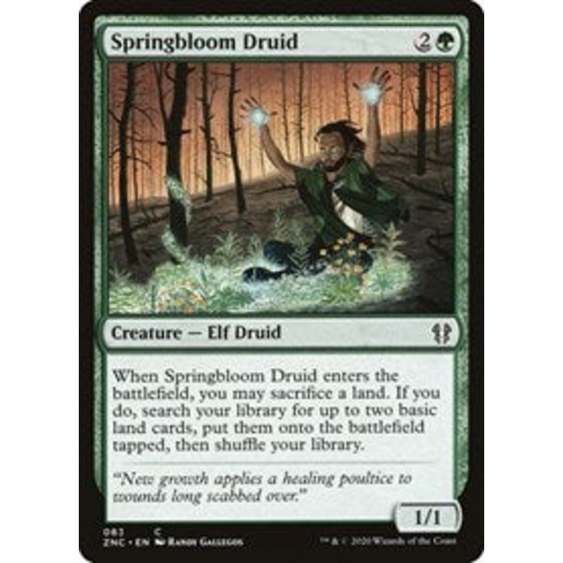 Springbloom Druid [Zendikar Rising Commander]