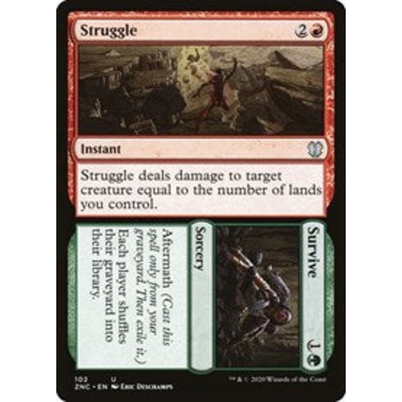 Struggle // Survive [Zendikar Rising Commander]