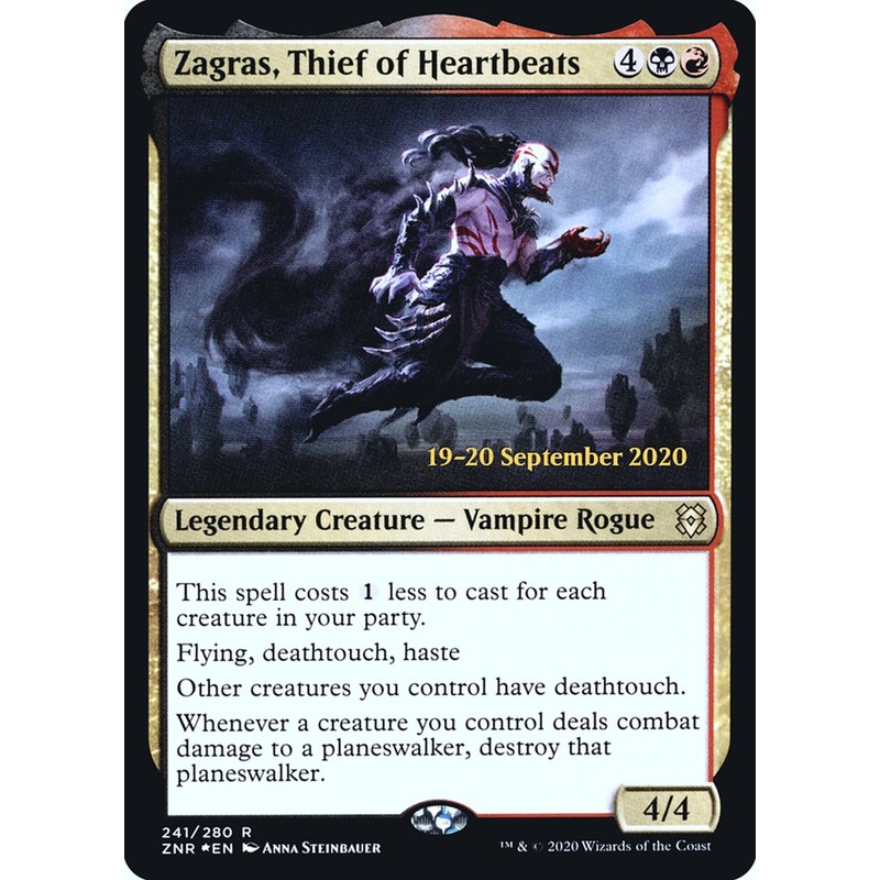 Zagras, Thief of Heartbeats [Zendikar Rising Prerelease Promos]