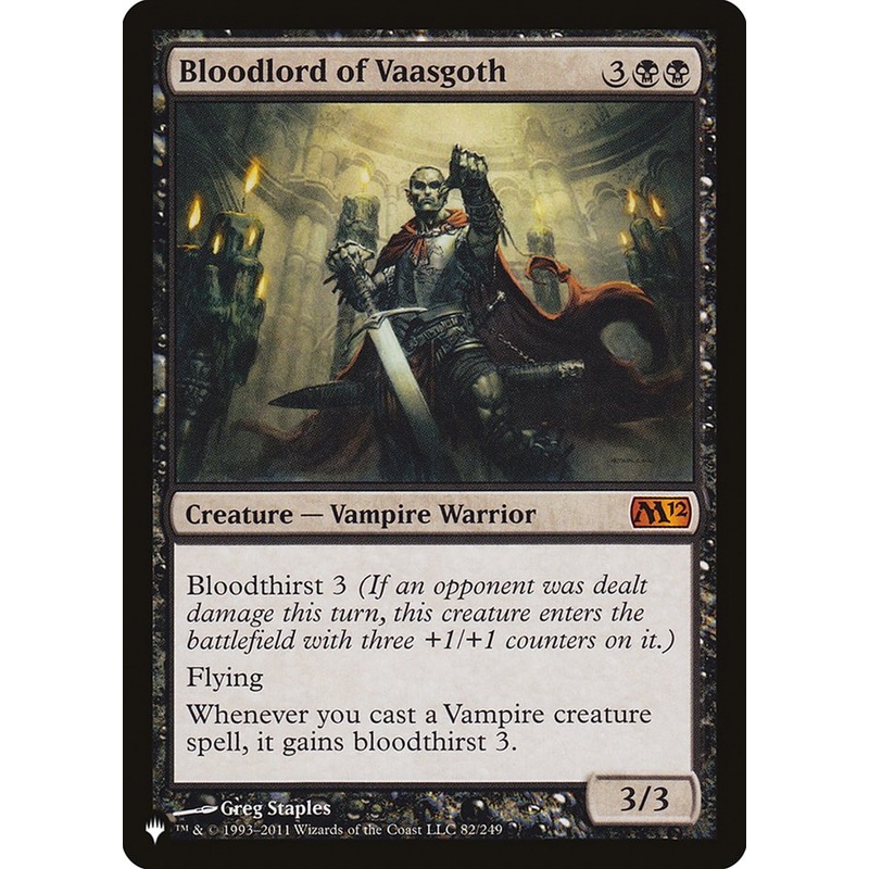 Bloodlord of Vaasgoth [The List]