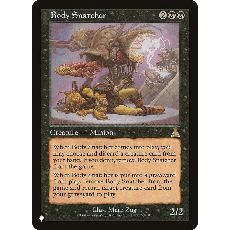Body Snatcher [The List]