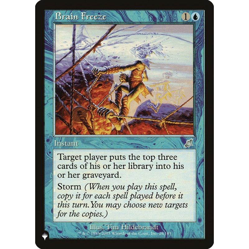 Brain Freeze [The List]
