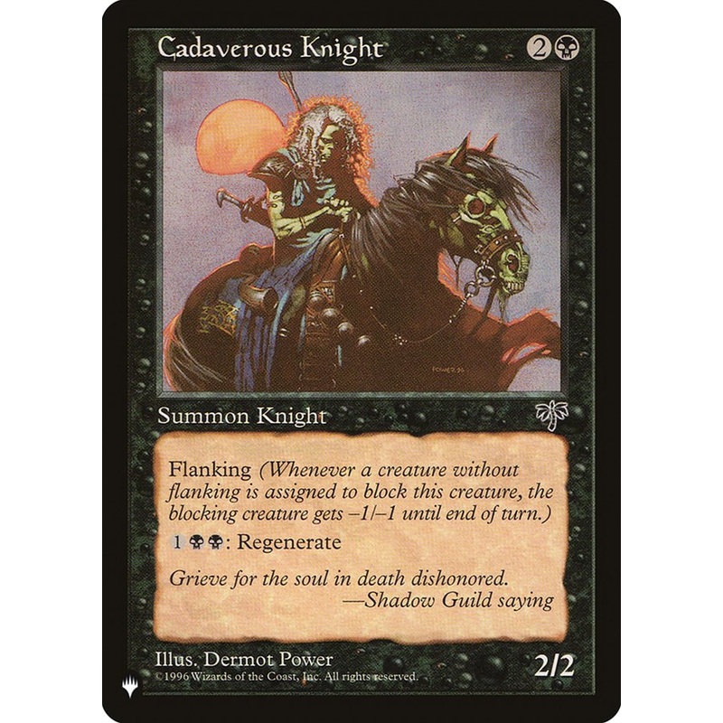 Cadaverous Knight [The List]