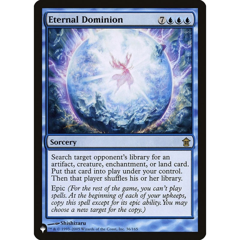 Eternal Dominion [The List]