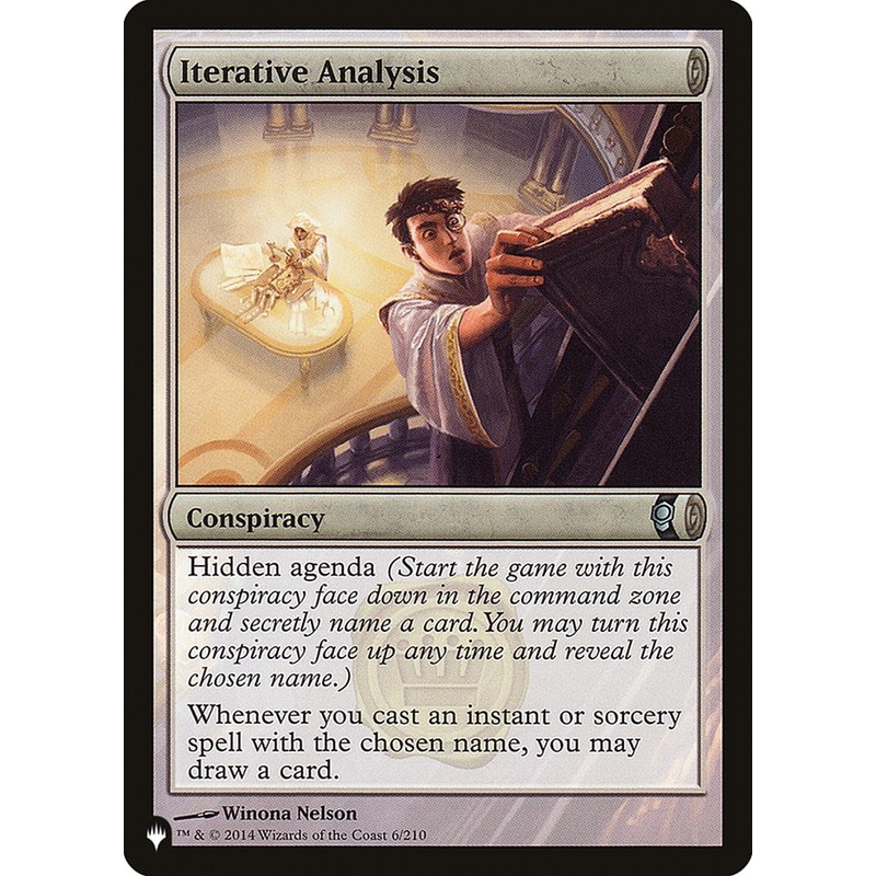 Iterative Analysis [The List]