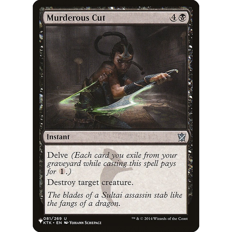 Murderous Cut [The List]