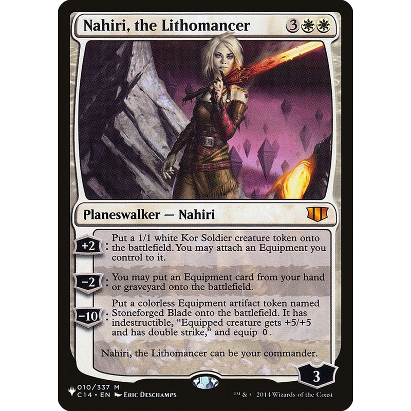 Nahiri, the Lithomancer [The List]