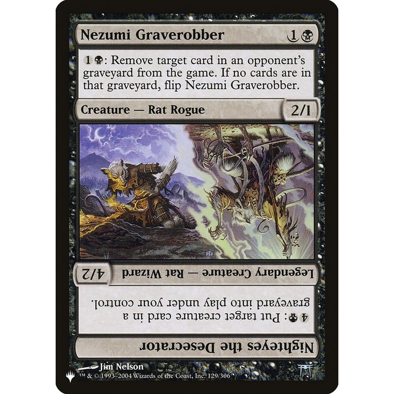 Nezumi Graverobber // Nighteyes the Desecrator [The List]