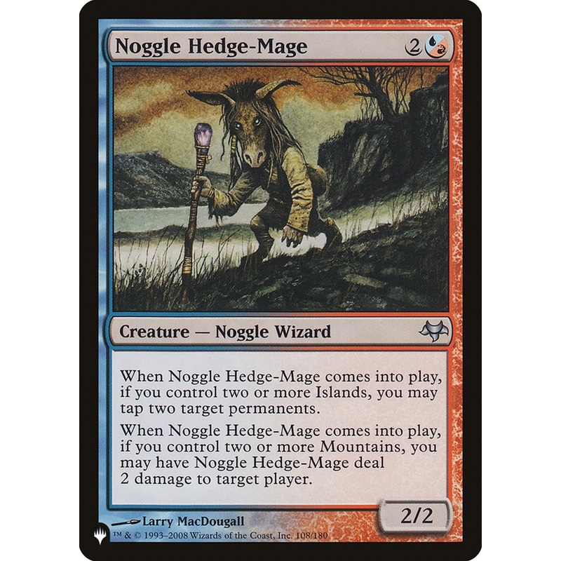 Noggle Hedge-Mage [The List]