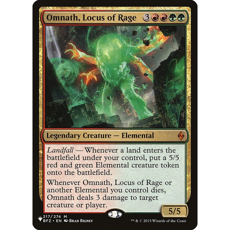 Omnath, Locus of Rage [The List]