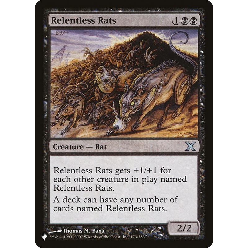 Relentless Rats [The List]
