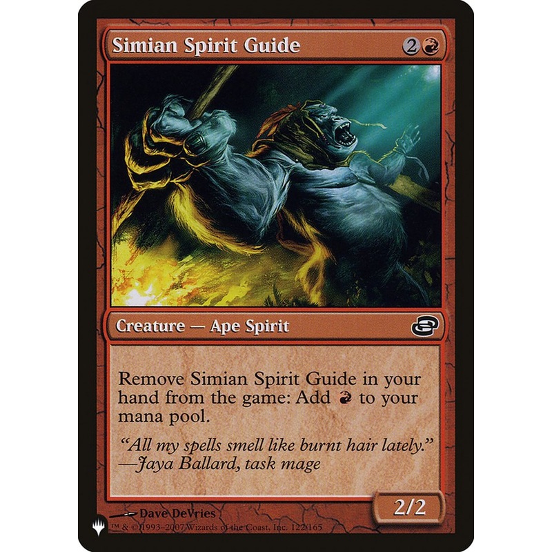 Simian Spirit Guide [The List]