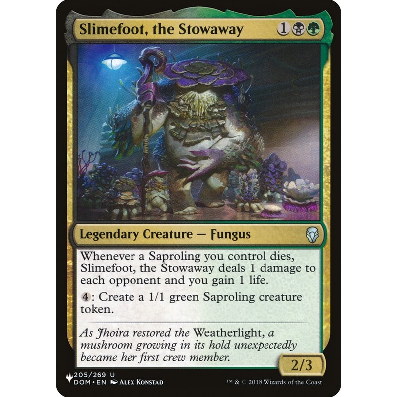 Slimefoot, the Stowaway [The List]