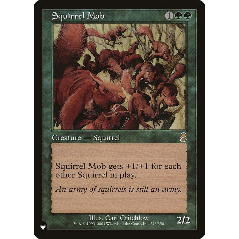 Squirrel Mob [The List]