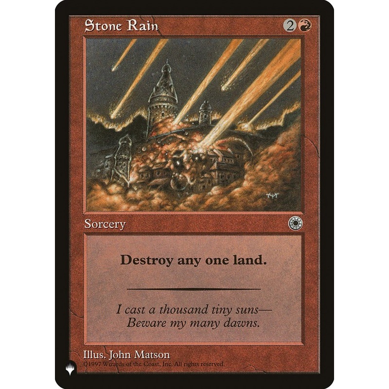Stone Rain [The List]