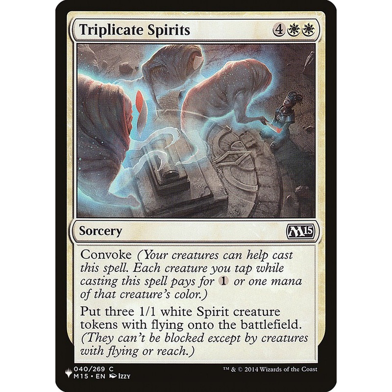 Triplicate Spirits [The List]