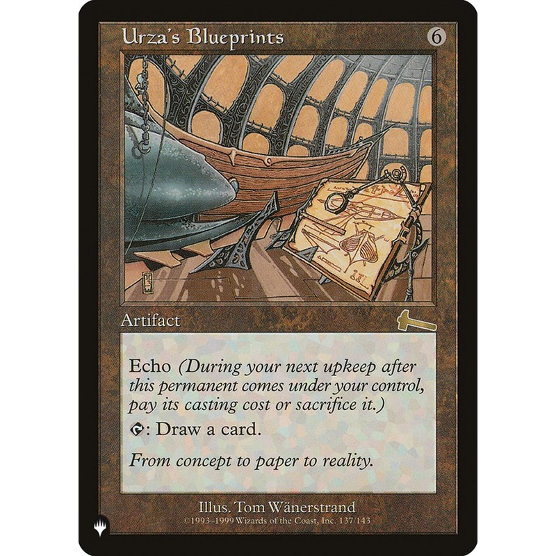 Urza's Blueprints [The List]
