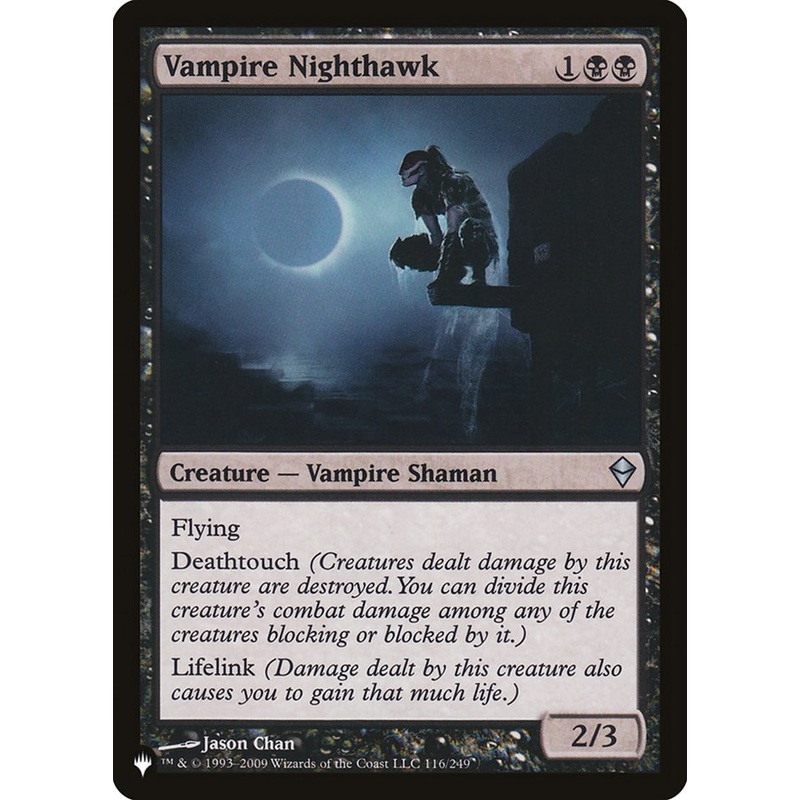 Vampire Nighthawk [The List]