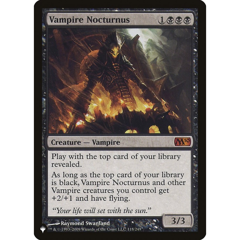 Vampire Nocturnus [The List]